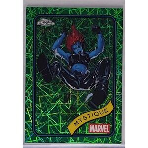 2025 Topps Chrome Mystique #7 Hulk Green Laser Refractor /99 X-Men‎